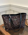 Leopard Polyester Tote Bag