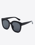 White Smoke Polycarbonate Frame Square Sunglasses