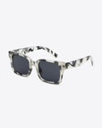 White Smoke UV400 Polycarbonate Square Sunglasses