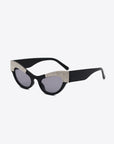 UV400 Rhinestone Trim Cat-Eye Sunglasses