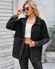 Button Up Long Sleeve Denim Jacket