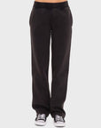 Mono B Elastic Waist Fleece Pants with Pockets