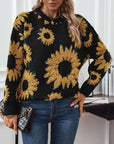 Sunflower Round Neck Long Sleeve Sweater