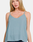 Zenana Two Layered Spaghetti Strap Cami