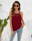 Lace Detail Grecian Neck Cami