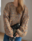 Dropped Shoulder Long Sleeve Sweater