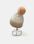 Gradient Knit Hat with Pompom