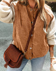 Rosy Brown Dropped Shoulder Long Sleeve Jacket