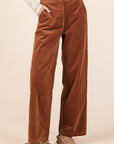 Mittoshop Corduroy Back Elastic Waist Pants