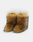 Thermal Fuzzy Platform Boots