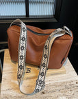 PU Leather Adjustable Strap Crossbody Bag