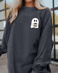 Ghost Graphic Drop Shoulder Sweatshirt