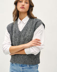 Be Cool Cable Knit V-Neck Sweater Vest