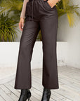 Ivy Lane Drawstring Wide Leg Long Pants