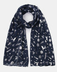 Christmas Element Polyester Scarf