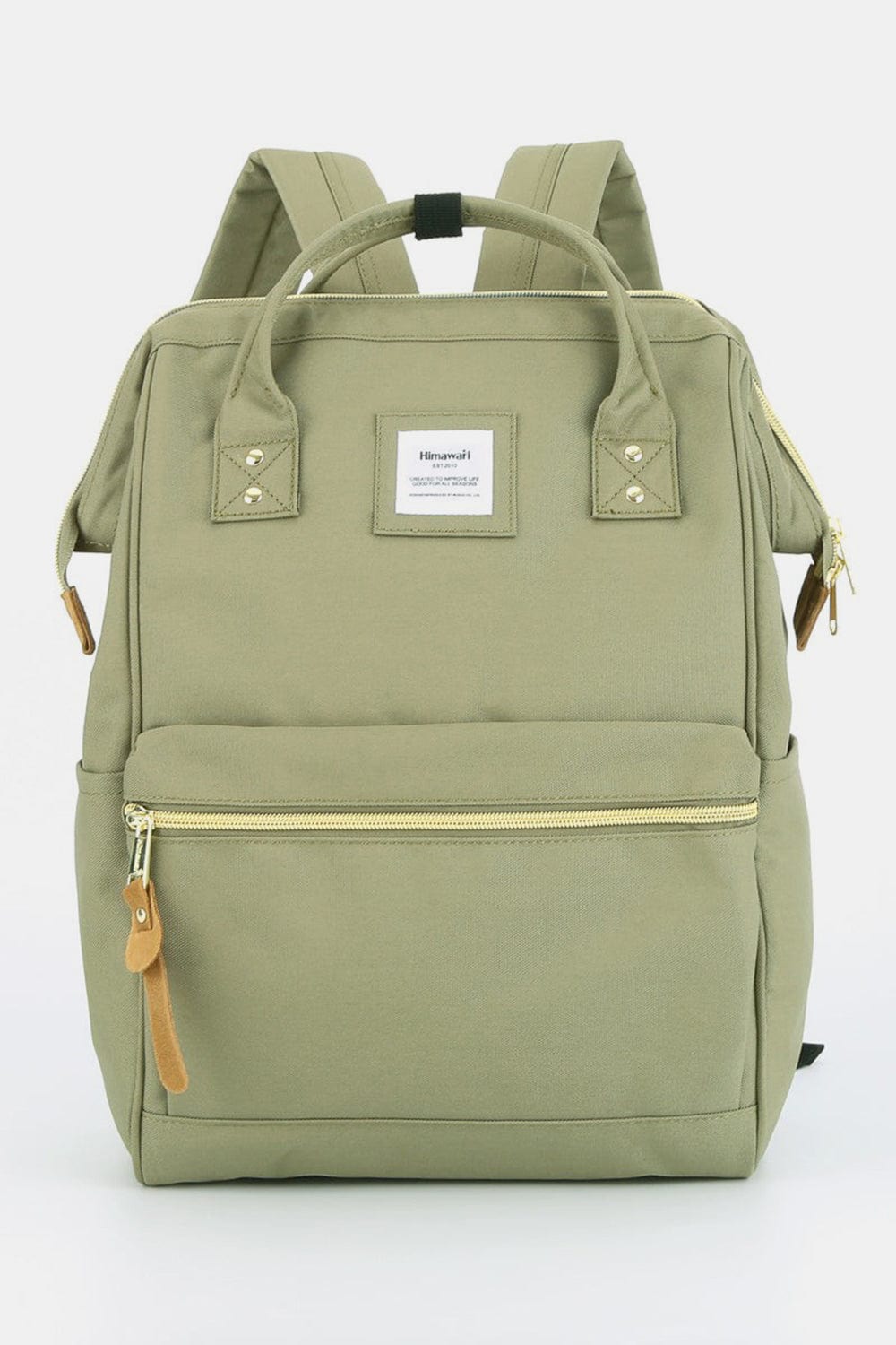 Himawari Waterproof Canvas Backpack Bag with Side Pockets