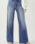 Risen Full Size High Rise Wide Leg Jeans