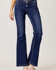 RISEN Full Size Low Rise Flare Jeans