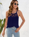 Lace Detail Grecian Neck Cami