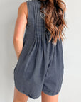 Tied Romper with Pockets