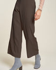 Davi & Dani Wide Leg Mid-Rise Pants