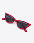 White Smoke Polycarbonate Cat-Eye Sunglasses