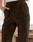 Drawstring Pants with Pockets