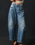 Wide Leg Jeans with Pockets