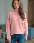 Turtleneck Raglan Sleeve Sweater