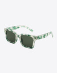 White Smoke UV400 Polycarbonate Square Sunglasses