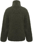 Fuzzy Turtleneck Long Sleeve Sweatshirt