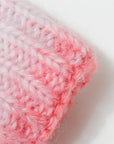 Gradient Knit Hat with Pompom