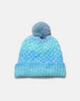 Gradient Knit Hat with Pompom