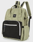 Himawari Waterproof Canvas Backpack Bag with Side Pockets