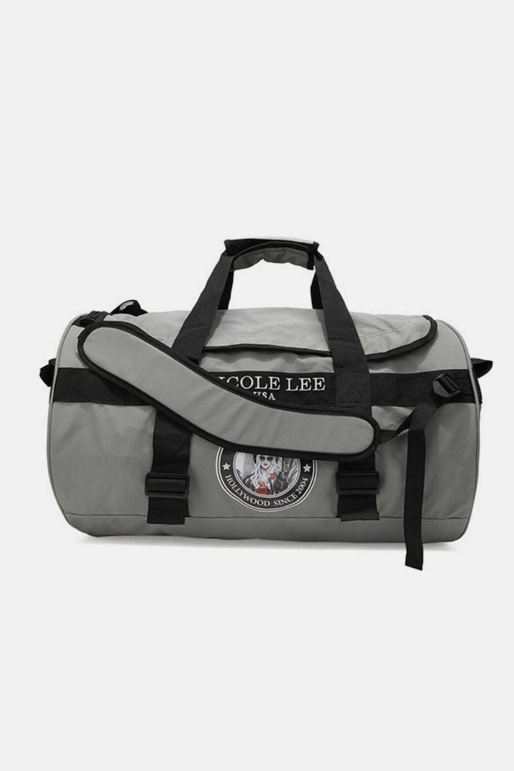 Dark Slate Gray Nicole Lee USA Large Duffel Bag