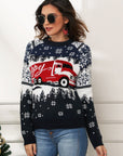 HAPPY Christmas Raglan Sleeve Sweater