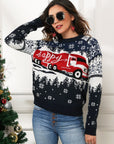 HAPPY Christmas Raglan Sleeve Sweater