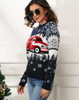 HAPPY Christmas Raglan Sleeve Sweater