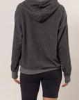 HYFVE Brushed Long Sleeve Hoodie with Kangaroo Pocket