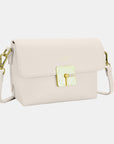 White Smoke David Jones PU Leather Crossbody Bag