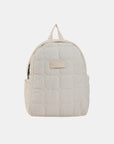 Quilted Polyester Backpack Bag