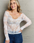 Ninexis Be Kind Off The Shoulder Lace Top