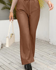 Ivy Lane Drawstring Wide Leg Long Pants