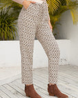 Ivy Lane Tied Printed Pants with Pockets