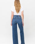 Judy Blue Full Size Double Button Wide Leg Jeans