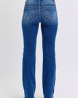 Judy Blue Full Size Run Mid-Rise Bootcut Jeans with Thermal Lining