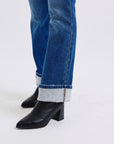 Judy Blue Full Size Run Mid-Rise Bootcut Jeans with Thermal Lining