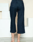 Judy Blue Full Size Side Seam Braid Detail Crop Wide Leg Jeans