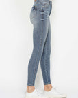 Judy Blue Full Size Tummy Control Contrast Wash Skinny Jeans