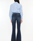 Kancan Full Size Mid Rise Flare Jeans